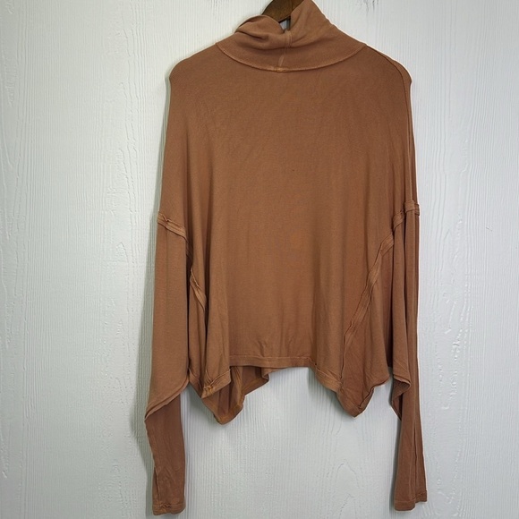 Free People - We The Free Alameda Lightweight Ribbed Pullover Acorn Top Size SM - Picture 12 of 12
